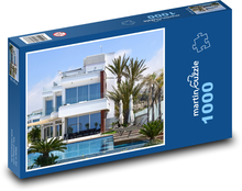 Villa - moderne Architektur, Wohnen Puzzle 1000 Teile - 60 x 46 cm
