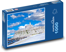 Veža - maják, opevnenie Puzzle 1000 dielikov - 60 x 46 cm 