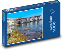 Mořský břeh - skály, pobřeží Puzzle 1000 dílků - 60 x 46 cm