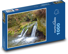 Vodopád - příroda, řeka Puzzle 1000 dílků - 60 x 46 cm