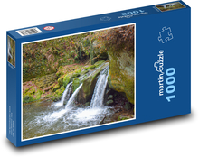 Waterfall - nature, river Puzzle 1000 pieces - 60 x 46 cm 