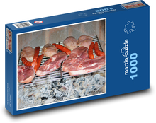 Grillowanie - żywność, mięso Puzzle 1000 elementów - 60x46 cm