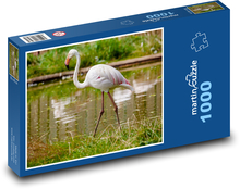 Flamingo pink - water bird, animal Puzzle 1000 pieces - 60 x 46 cm 