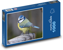 Tit bruise - bird, feather Puzzle 1000 pieces - 60 x 46 cm 