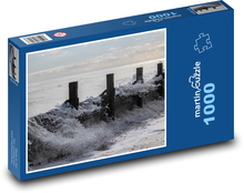 Vlny - moře, pobřeží Puzzle 1000 - 60x46 cm