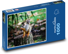 Opice s mláďaťom - matka, milovať Puzzle 1000 dielikov - 60 x 46 cm 