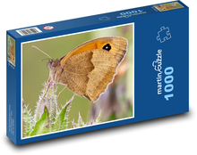 Motýľ - okáč lúčny, hmyz Puzzle 1000 dielikov - 60 x 46 cm 