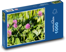 Rosa Klee - Wildpflanze, Wiese Puzzle 1000 Teile - 60 x 46 cm