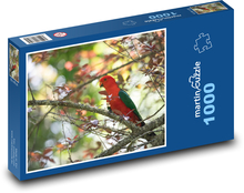 Red parrot - bird, tree Puzzle 1000 pieces - 60 x 46 cm 