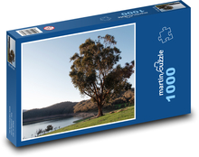 Strom pri jazere - voda, príroda Puzzle 1000 dielikov - 60 x 46 cm
