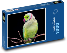 Pink rings - bird, feather Puzzle 1000 pieces - 60 x 46 cm 