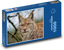 Rys - zviera, divoká mačka Puzzle 1000 dielikov - 60 x 46 cm 
