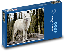 Vlk - les, zviera Puzzle 1000 dielikov - 60 x 46 cm 