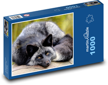 Silver fox - beast, beast Puzzle 1000 pieces - 60 x 46 cm 