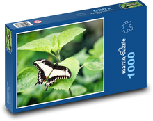 Otakárek - motýl, list Puzzle 1000 dílků - 60 x 46 cm