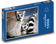 Lemur - zoo, cicavec Puzzle 1000 dielikov - 60 x 46 cm 