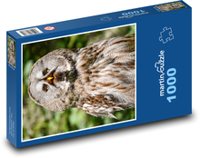 Bartkauz - Vogel, Raubtier Puzzle 1000 Teile - 60 x 46 cm