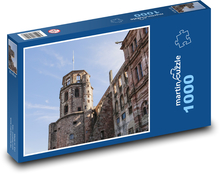 Heidelberg - hrad, Německo Puzzle 1000 dílků - 60 x 46 cm