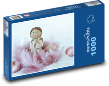 Anjel - Vianočná výzdoba, Vianoce Puzzle 1000 dielikov - 60 x 46 cm 