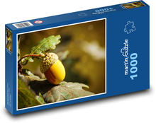 Eichel - Eiche, Baum Puzzle 1000 Teile - 60 x 46 cm