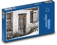 Vidiecky dom - starý, stavba Puzzle 1000 dielikov - 60 x 46 cm 