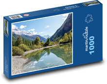 Mountain landscape - trees, nature Puzzle 1000 pieces - 60 x 46 cm