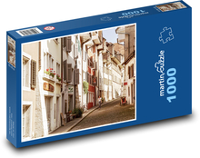 Domy - historické centrum, ulice Puzzle 1000 dílků - 60 x 46 cm