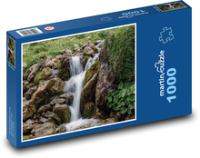 Vodopád - voda, řeka Puzzle 1000 dílků - 60 x 46 cm