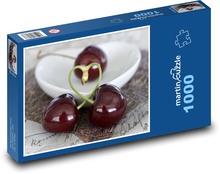 Cherries - heart, love Puzzle 1000 pieces - 60 x 46 cm 