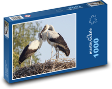 Störche - Vögel, Tiere Puzzle 1000 Teile - 60 x 46 cm