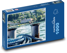 Mólo - kotvisko, more Puzzle 1000 dielikov - 60 x 46 cm 