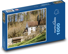 Kapelle - Religion, Wald Puzzle 1000 Teile - 60 x 46 cm