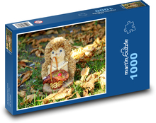 Ježek - figurka, dekorace Puzzle 1000 dílků - 60 x 46 cm