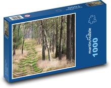 Waldweg - Weg, Bäume Puzzle 1000 Teile - 60 x 46 cm