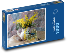Bukiet - miłość, serce Puzzle 1000 elementów - 60x46 cm