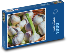 Czosnek - roślina roślinna, aromatyczna Puzzle 1000 elementów - 60x46 cm