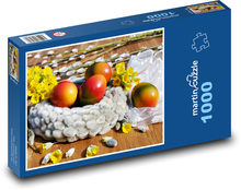 Easter eggs - decoration, spring Puzzle 1000 pieces - 60 x 46 cm 