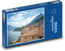 Gardské jazero - Taliansko, obec Puzzle 1000 dielikov - 60 x 46 cm 