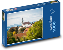 Kefermarkt - Rakúsko, hrad Puzzle 1000 dielikov - 60 x 46 cm 