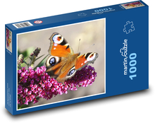 Schmetterling - Blume, bestäuben Puzzle 1000 Teile - 60 x 46 cm