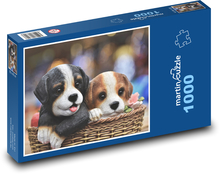 Figurine dog - decoration, pets Puzzle 1000 pieces - 60 x 46 cm 
