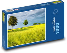 Repkové pole - príroda, stromy Puzzle 1000 dielikov - 60 x 46 cm 