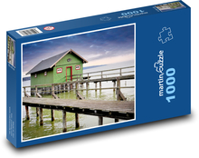 Loděnice - jezero, Německo Puzzle 1000 - 60x46 cm