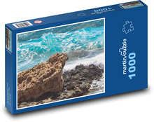 Sea - waves, rocks Puzzle 1000 pieces - 60 x 46 cm 