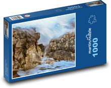 Küste - Wasser, Felsen Puzzle 1000 Teile - 60 x 46 cm