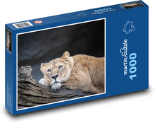 Lioness - big cat, lion Puzzle 1000 pieces - 60 x 46 cm 