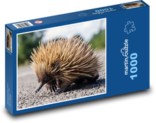 Ježura - divoké zvíře, savec Puzzle 1000 dílků - 60 x 46 cm