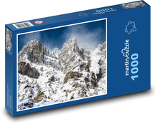 Lavina - hora, Alpy Puzzle 1000 dílků - 60 x 46 cm
