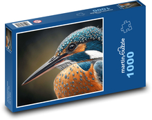 Ledňáček - Vogelporträt, Tier Puzzle 1000 Teile - 60 x 46 cm