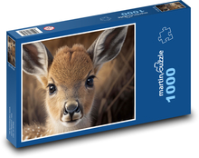 Jelen - kolouch, mládě Puzzle 1000 dílků - 60 x 46 cm